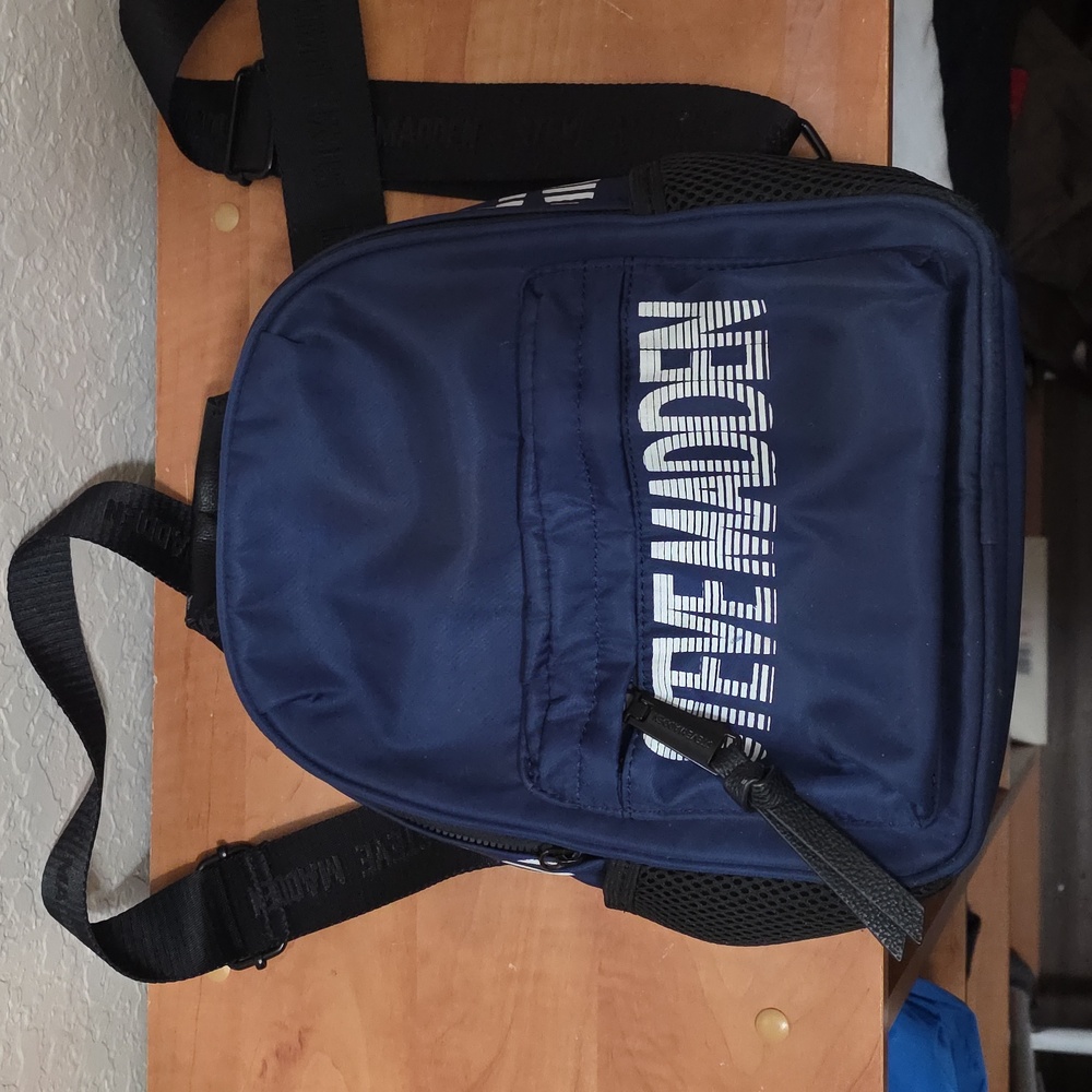 Steve Madden Small Blue Backpack